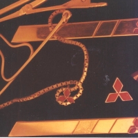 Logo Mitsubitshi & Esculape logo van Women International Network